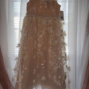 Elegant Floral Kids Dress